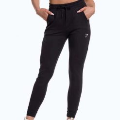 Spodnie treningowe damskie Gymshark Pippa Training. Czarne spodnie dresowe Gymshark, xs, bez wzorów, na fitness i siłownię. Za 109.99 zł.