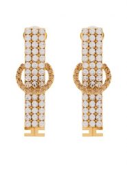 Elisabetta Franchi Klipsy OR-11M-52E2-V240 Złoty. Żółte kolczyki Elisabetta Franchi, metalowe, z klipsem. Za 839.99 zł.