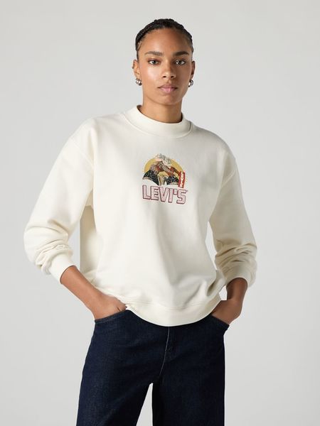 Levi's Bluza w kolorze kremowym rozmiar: S. Brązowe bluzy Levi's®, s, bez wzorów, bez kaptura. Za 119.95 zł.