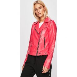 Morgan - Kurtka. Czerwone kurtki Morgan, bez wzorów, z materiału, bez kaptura. W wyprzedaży za 149.90 zł.