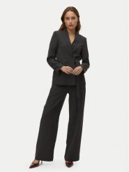 Vero Moda Spodnie materiałowe Bestie 10333960 Szary Wide Leg. Szare spodnie materiałowe Vero Moda, bez wzorów, z materiału. Za 199.99 zł.