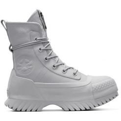 Boots Converse Chuck Taylor All Star Lugged 2.0 Waterproof. Szare trampki Converse, bez wzorów, ze skóry ekologicznej, bez zapięcia. Za 593.50 zł.