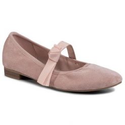 Jenny Fairy WS2055-03 Różowy. Czerwone baleriny Jenny Fairy, bez wzorów, z materiału, bez obcasa. Za 59.99 zł.