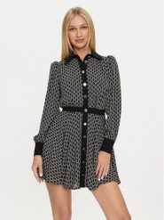 Marciano Guess Sukienka codzienna 4YGK35 7142A Czarny Regular Fit. Czarne sukienki Marciano Guess, na co dzień, z aplikacjami, z syntetyku, bez kołnierzyka, bez ramiączek, proste. Za 529.99 zł.