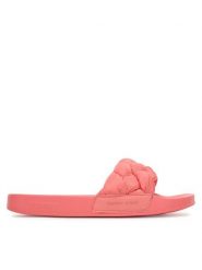 Tommy Jeans Klapki Tjw Braided Slides EN0EN02975 Różowy. Czerwone klapki Tommy Jeans, bez wzorów, z jeansu, bez obcasa. Za 209.99 zł.