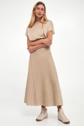 Spódnica lureksowa midi Crusca MARELLA. Spódnice Marella, s, bez wzorów, midi. Za 1,279.00 zł.