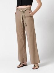 Rosner Spodnie w kolorze szarobrązowym rozmiar: W42/L32. Brązowe spodnie materiałowe Rosner, l, bez wzorów, z materiału. Za 208.99 zł.