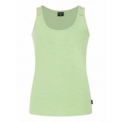 Damski tank top Protest Prtimpulse. Zielone topy Protest, bez wzorów, bez kołnierzyka, bez ramiączek. Za 152.50 zł.