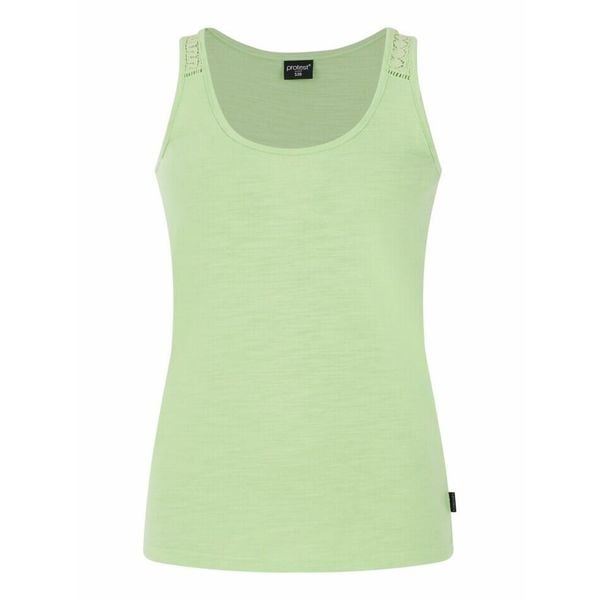 Damski tank top Protest Prtimpulse. Zielone topy Protest, bez wzorów, bez kołnierzyka, bez ramiączek. Za 154.50 zł.