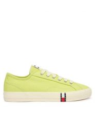 Tommy Jeans Tenisówki Archive Y2K EN0EN02956 Zielony. Zielone trampki Tommy Jeans, bez wzorów, z jeansu, bez zapięcia. Za 289.99 zł.