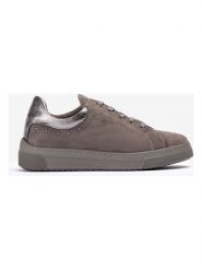 Unisa Skórzane sneakersy "Ficher" w kolorze szarym rozmiar: 41. Szare trampki Unisa, bez wzorów, bez zapięcia. Za 317.95 zł.