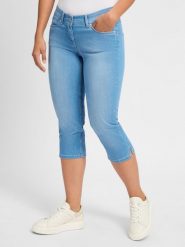 TONI Dżinsy capri - Perfect Shape Kobiety Bawełna niebieski, 36. Niebieskie jeansy Toni, s, bez wzorów. Za 329.95 zł.