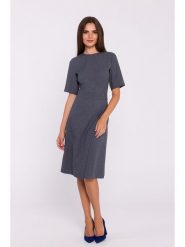 Stylove Sukienka w kolorze szarym rozmiar: XL. Szare sukienki Stylove, xl, bez wzorów, bez kołnierzyka, bez ramiączek, midi. Za 255.45 zł.