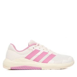 Buty na siłownię adidas. Białe obuwie sportowe Adidas, bez zapięcia, na fitness i siłownię. Za 279.99 zł.