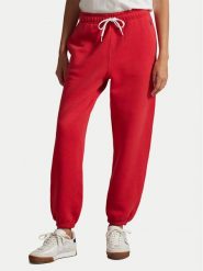 Polo Ralph Lauren Spodnie dresowe 211971700007 Czerwony Tapered Fit. Czerwone spodnie dresowe Polo Ralph Lauren, l, bez wzorów, z bawełny. Za 699.99 zł.