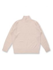 Sense Organics Sweter "Tivooli" w kolorze beżowym rozmiar: 36. Brązowe swetry Sense Organics, bez wzorów, z wełny, bez ramiączek. Za 342.45 zł.