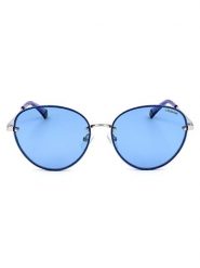 Polaroid Damskie okulary przeciwsłoneczne w kolorze niebiesko-błękitnym rozmiar: 58. Niebieskie okulary przeciwsłoneczne Polaroid, bez wzorów, z tworzywa sztucznego. Za 154.95 zł.