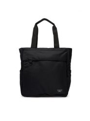 Guess Jeans Torebka M6RZ00 WK512 Czarny. Czarne shopper Guess Jeans, z aplikacjami, z jeansu, bez dodatków. Za 299.99 zł.