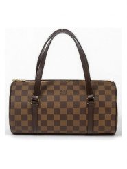 Louis Vuitton Torebka "Papillon 26" w kolorze brązowym - 26 x 13 x 13 cm rozmiar: onesize. Brązowe torebki klasyczne Louis Vuitton, bez wzorów, z materiału, bez dodatków. Za 3,514.99 zł.