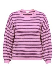 ONLY Carmakoma Sweter w kolorze jasnoróżowym rozmiar: S-42/44. Różowe swetry Only Carmakoma, s, bez wzorów, bez ramiączek. Za 115.95 zł.