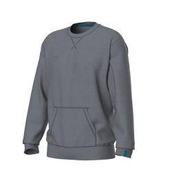 Bluza sportowa na co dzień bawełniana Arena Unisex Crew Sweat Vintage. Szare bluzy Arena, bez wzorów, z bawełny, bez kaptura. Za 339.99 zł.