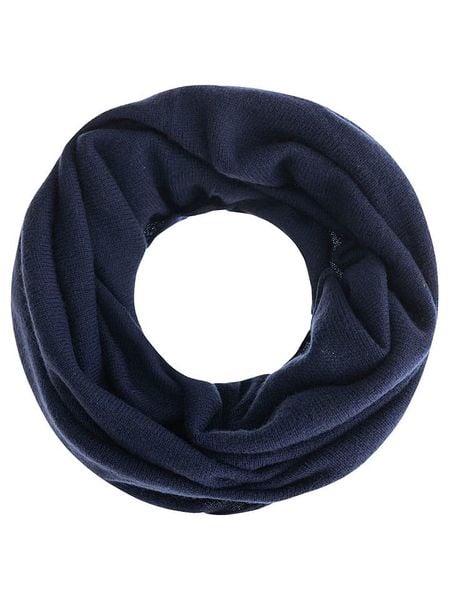 Zwillingsherz Kaszmirowy szal-koło w kolorze granatowym rozmiar: onesize. Niebieskie szaliki Zwillingsherz, bez wzorów, z kaszmiru. Za 198.10 zł.