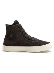 Converse Skórzane sneakersy "Chuck Taylor All Star Crafted" w kolorze antracytowym rozmiar: 39,5. Czarne trampki Converse, bez wzorów, za kostkę, bez zapięcia. Za 244.95 zł.