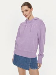 Mustang Bluza Margo 1014961 Fioletowy Oversize. Fioletowe bluzy Mustang, s, bez wzorów, z bawełny, bez kaptura. Za 159.99 zł.