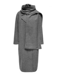 ONLY Płaszcz przejściowy w kolorze szarym rozmiar: XL. Szare płaszcze Only, xl, bez wzorów, bez kaptura. Za 244.80 zł.