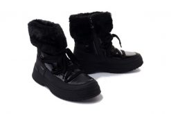 CAPRICE 9-26214-41 019 black comb, śniegowce damskie. Czarne trapery i śniegowce Caprice. Za 499.90 zł.