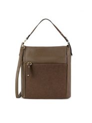 Lasocki Torebka LSK-K-051-06 Khaki. Brązowe torebki klasyczne Lasocki, bez wzorów, z tworzywa sztucznego, bez dodatków. Za 199.99 zł.