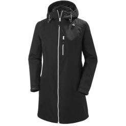 Damski długi płaszcz Helly Hansen Belfast. Czarne płaszcze Helly Hansen, m, bez wzorów, z materiału. Za 680.55 zł.