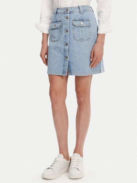 JOOP! Jeans Spódnica jeansowa Rosa 30046659 Niebieski Regular Fit. Niebieskie spódnice Joop! Jeans, m, bez wzorów, z bawełny. Za 219.99 zł.