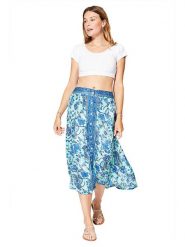 Aller Simplement Spódnica w kolorze niebiesko-turkusowym rozmiar: 38/40. Niebieskie spódnice Aller Simplement, bez wzorów, klasyczne, midi. Za 56.99 zł.