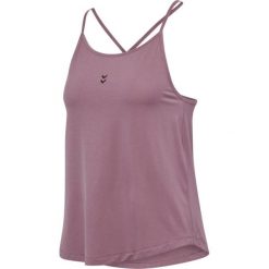 Damski tank top Hummel Yoga Soft. Czerwone topy Hummel, bez wzorów, bez kołnierzyka, bez ramiączek. Za 95.50 zł.
