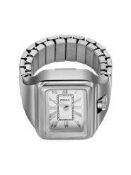 Fossil Zegarek Watch Ring ES5344 Srebrny. Szare, analogowe zegarki Fossil, srebrne. Za 589.99 zł.