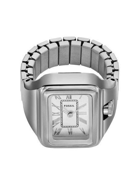 Fossil Zegarek Watch Ring ES5344 Srebrny. Szare, analogowe zegarki Fossil, srebrne. Za 589.99 zł.