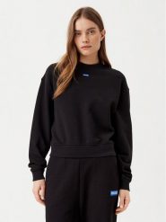 HUGO Bluza Delessa 50534344 Czarny Regular Fit. Czarne bluzy Hugo, xs, bez wzorów, z bawełny, bez kaptura. Za 299.99 zł.