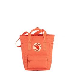 Plecak miejski Fjallraven Kanken Totepack Mini - korall. Brązowe plecaki Fjällräven, bez wzorów. Za 340.99 zł.