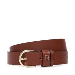 Pasek Damski Tommy Hilfiger. Brązowe paski TOMMY HILFIGER, bez wzorów. Za 219.99 zł.