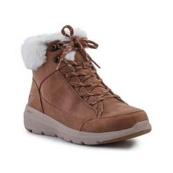 Buty do chodzenia damskie Skechers Glacial Ultra Cozyly. Trekkingi Skechers, z materiału, za kostkę, trekkingowe. Za 399.99 zł.