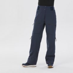 Spodnie narciarskie damskie Wedze FR500. Niebieskie spodnie narciarskie WED'ZE, l, bez wzorów, z materiału, narciarskie. Za 449.99 zł.