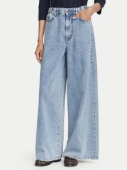 Weekend Max Mara Jeansy Zattera 2625186031 Niebieski Wide Leg. Niebieskie jeansy Weekend Max Mara, bez wzorów. Za 839.99 zł.