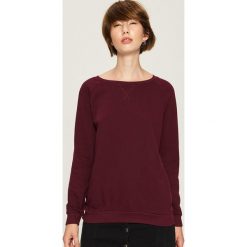 Bluza z raglanowymi rękawami - Bordowy. Bluzy sportowe marki Sinsay. Za 29.99 zł.