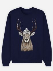 WOOOP Bluza "Outside" w kolorze granatowym rozmiar: M. Niebieskie bluzy Wooop, m, bez wzorów, z bawełny, bez kaptura. Za 100.99 zł.