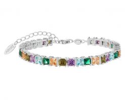 Bransoletka srebrna z cyrkoniami. Szare bransoletki Apart, z cyrkonią, srebrne. Za 499.00 zł.