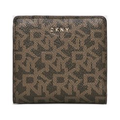 Dkny - Portfel. Portfele DKNY, bez wzorów, z materiału. W wyprzedaży za 189.90 zł.