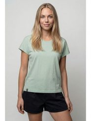 Alife and kickin Koszulka "Sofia" w kolorze miętowym rozmiar: XS. Zielone bluzki Alife and Kickin, xs, bez wzorów, z bawełny, bez kołnierzyka, bez ramiączek. Za 43.99 zł.