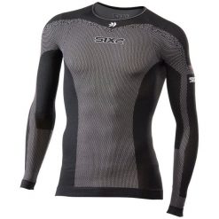 Letni podkoszulek rowerowy TS2L BT. Czarne bielizna sportowa SIXS, l, bez wzorów, ze skóry. Za 347.00 zł.