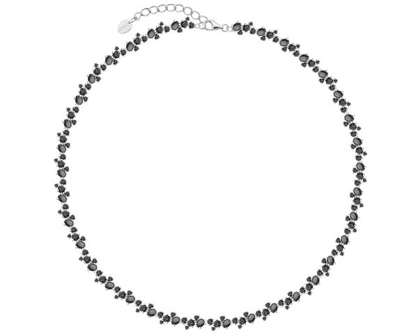 Naszyjnik srebrny z cyrkoniami. Szare naszyjniki Apart, z cyrkonią, srebrne. Za 999.00 zł.